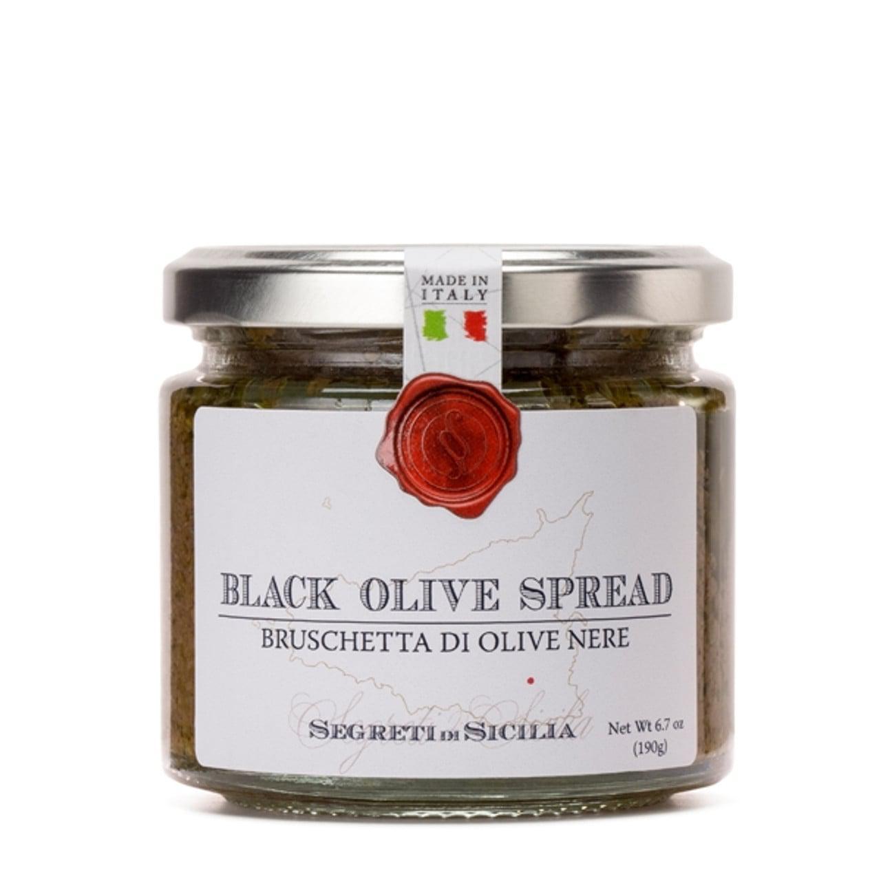 Segreti di Sicilia Black Olive Spread by Frantoi Cutrera